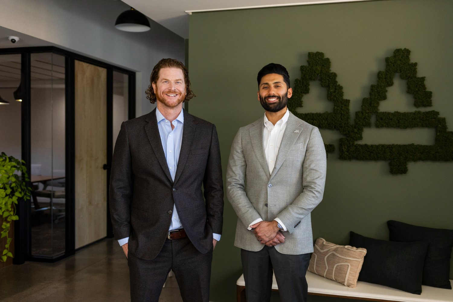 Drew Madden and CEO Saad Chaudhry at Evergreen Healthcare Partners